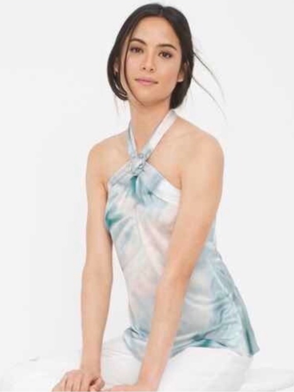 WHBM Abalone Scarf Halter camisole style, size small